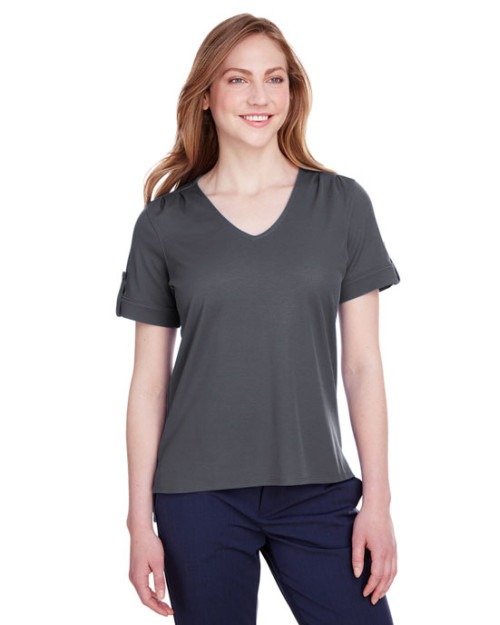 Performance CrownLux pour femme Haut tressé à manches roulées